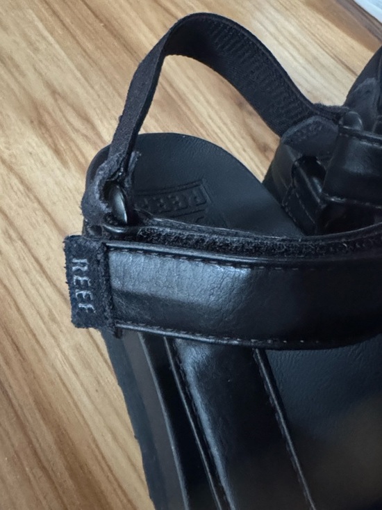 Reef Cushion Rem Hi black sandals Size 7.5 - Picture 12 of 14